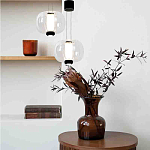 Подвесной светильник с прозрачным рифленым стеклянным плафоном Aurora Bloom варинант исполнения - 2 | Loft Concept в Орле