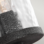 Бра с цилиндрическим плафоном из прозрачного рифленого стекла Feiss варинант исполнения - 4 | Loft Concept в Орле