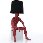 Лампа MALE MANNEQUIN LAMP с абажуром варинант исполнения - 1 | Loft Concept в Орле