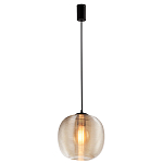 Подвесной светильник со стеклянным рельефным плафоном хром Perforated Glass 25 варинант исполнения - 2 | Loft Concept в Орле