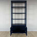 Стеллаж со стеклянными полками Elsa Dreams Blue варинант исполнения - 4 | Loft Concept в Орле