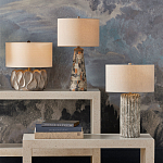 Настольная лампа с каркасом с состаренным эффектом Ancient Column варинант исполнения - 4 | Loft Concept в Орле