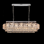 Люстра овальной формы хрустальная в неоклассическом стиле Majesty варинант исполнения - 4 | Loft Concept в Орле