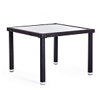 Обеденный комплект из искуственного ротанга Vintara черный варинант исполнения - 11 | Loft Concept в Орле