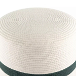 Пуф с плетеной светло-бежевой обивкой Serene Holidays варинант исполнения - 2 | Loft Concept в Орле