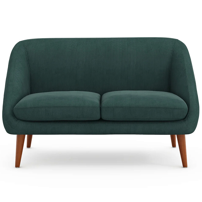 Двухместный диван с обивкой из велюра Belanger Sofa Зеленый Двухместный диван с обивкой из велюра Belanger Sofa Зеленый в Орле | Loft Concept