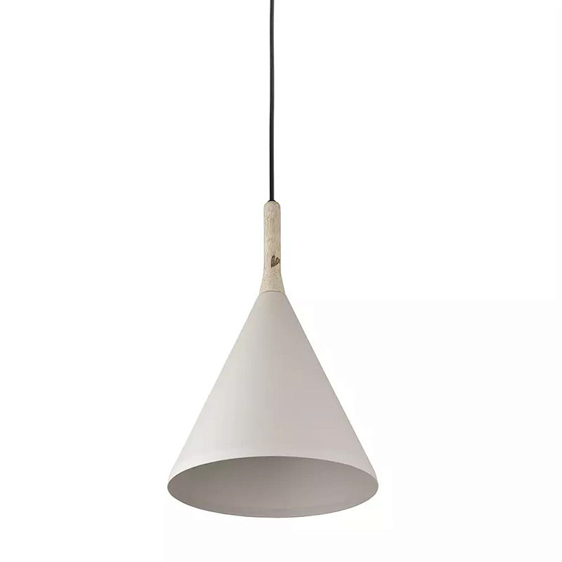 Подвесной светильник с плафоном в форме конуса Opaque Lamp Бежевый Подвесной светильник с плафоном в форме конуса Opaque Lamp Бежевый в Орле | Loft Concept