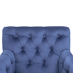 Кресло Addison Chic Armchair deep blue velour варинант исполнения - 4 | Loft Concept в Орле
