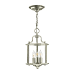 Подвесной светильник с прозрачным стеклянным цилиндрическим плафоном в классическом стиле на цепи Hinkley варинант исполнения - 21 | Loft Concept в Орле