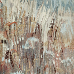 Современный Гобелен из шерсти в бежевых тонах Spring варинант исполнения - 1 | Loft Concept в Орле