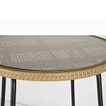 Барный столик с круглой плетеной столешницей Wicker Table Top варинант исполнения - 5 | Loft Concept в Орле