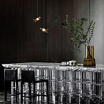 Подвесной светильник с прозрачной стеклянной птичкой Serip Voa варинант исполнения - 9 | Loft Concept в Орле