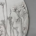 Панно Серые цветы варинант исполнения - 2 | Loft Concept в Орле