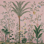 Обои ручная роспись Amazonia Florence Pink dyed silk варинант исполнения - 1 | Loft Concept в Орле