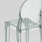 Прозрачный стул с серым оттенком LOUIS GHOST CHAIR варинант исполнения - 6 | Loft Concept в Орле
