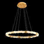 Люстра в форме кольца с золотым декором Warm Heavenly Light варинант исполнения - 9 | Loft Concept в Орле