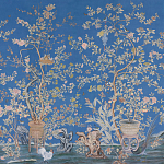 Обои ручная роспись Houghton Canton Blue варинант исполнения - 2 | Loft Concept в Орле