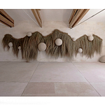 Большая дизайнерская Инсталляция из соломы RAFFIA Installation  варинант исполнения - 7 | Loft Concept в Орле