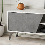 ТВ-тумба с 3-мя дверцами и полками Grey Albe TV Stand варинант исполнения - 5 | Loft Concept в Орле