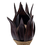 Настольная лампа черная INDONESIAN LAMPS 1 варинант исполнения - 2 | Loft Concept в Орле