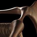 Стул из Ореха с плетеным сидением Kronos Dining Chair Brown варинант исполнения - 2 | Loft Concept в Орле