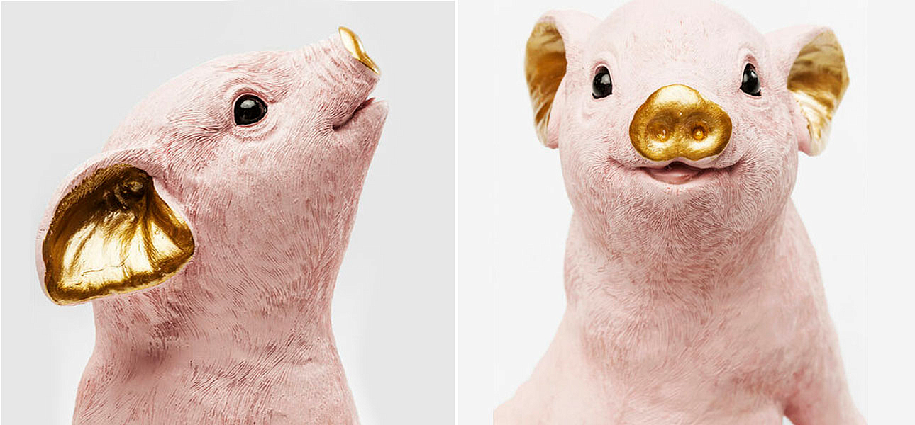 Статуэтка розовый поросенок Pink pig Статуэтка розовый поросенок Pink pig - Loft-Concept в Орле