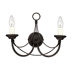 Бра черного цвета с лампой в форме свечи Elstead Lighting варинант исполнения - 4 | Loft Concept в Орле
