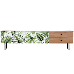 Длинная ТВ-тумба с принтом на ящиках Elise TV Stand варинант исполнения - 2 | Loft Concept в Орле