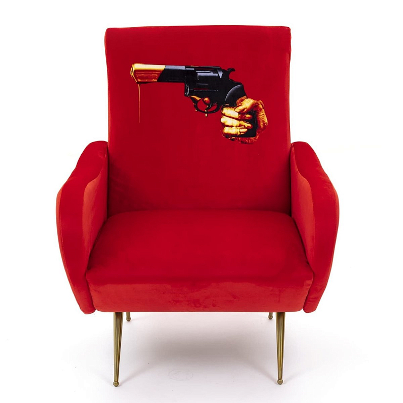 Кресло Seletti Armchair Revolver Красный в Орле | Loft Concept 