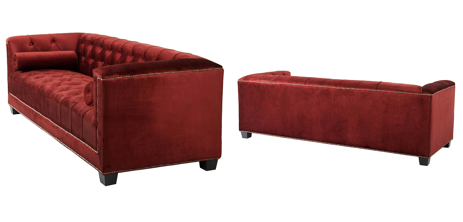 Диван Eichholtz Sofa Paolo red Диван Eichholtz Sofa Paolo red - Loft-Concept в Орле