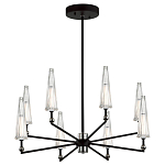 Люстра с прозрачными плафонами из стекла Umbrella варинант исполнения - 2 | Loft Concept в Орле