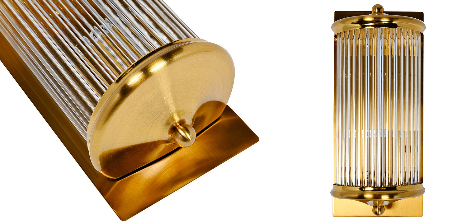 Бра Einar Glass TUBE Gold Бра Einar Glass TUBE Gold - Loft-Concept в Орле