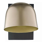 Бра с наклонным плафоном в сочетании золотистого и чёрного цвета Sconce with Sloping Shade варинант исполнения - 1 | Loft Concept в Орле