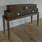 Премиальная Консоль с тремя ящиками Elsa Dreams Walnut варинант исполнения - 1 | Loft Concept в Орле