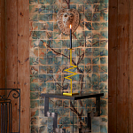 Обои ручная роспись Braganza Standard colourway on dyed paper варинант исполнения - 3 | Loft Concept в Орле