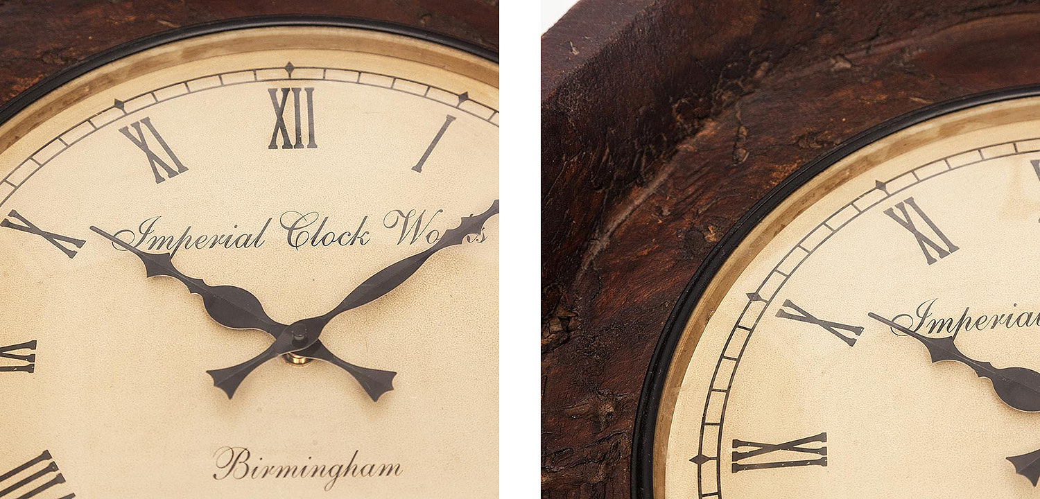 Часы Antique Indian Mango Tree Clock Часы Antique Indian Mango Tree Clock - Loft-Concept в Орле