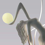 Торшер белая статуэтка Девушка Girl Carries Light Balls варинант исполнения - 1 | Loft Concept в Орле