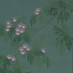 Обои ручная роспись Silk Tree Blossom on Sung Green Williamsburg варинант исполнения - 1 | Loft Concept в Орле