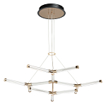 Люстра с геометрической конструкцией из вытянутых цилиндрических плафонов Hex Scaffold  варинант исполнения - 2 | Loft Concept в Орле