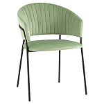 Стул в велюре фисташкового цвета Horizon варинант исполнения - 1 | Loft Concept в Орле