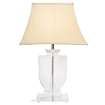 Настольная лампа хрустальная с бежевым абажуром Perfect варинант исполнения - 1 | Loft Concept в Орле