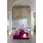 Дизайнерское кресло зеленое Poltronova Sofo Verosa Green Pink Armchair варинант исполнения - 8 | Loft Concept в Орле