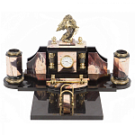 Настольный письменный набор из яшмы с декором в виде орла Manager Organizer варинант исполнения - 1 | Loft Concept в Орле