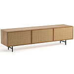 ТВ-тумба с декором из ротанга Pansy Rattan TV Stand варинант исполнения - 6 | Loft Concept в Орле