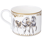 Чайный сервиз из фарфора с изображением лошадей на 6 персон 14 предметов Porcelain Horse Set варинант исполнения - 4 | Loft Concept в Орле