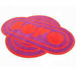 Дизайнерский ковер розовый Poltronova Sofo Rosancio Rug варинант исполнения - 2 | Loft Concept в Орле