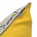 Чехол на подушку с рисунком и вышивкой Aurora Allure Sprout варинант исполнения - 4 | Loft Concept в Орле