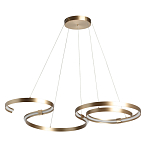 Люстра подвесная светодиодная в виде волнообразной ленты Ribbon Vortex варинант исполнения - 15 | Loft Concept в Орле