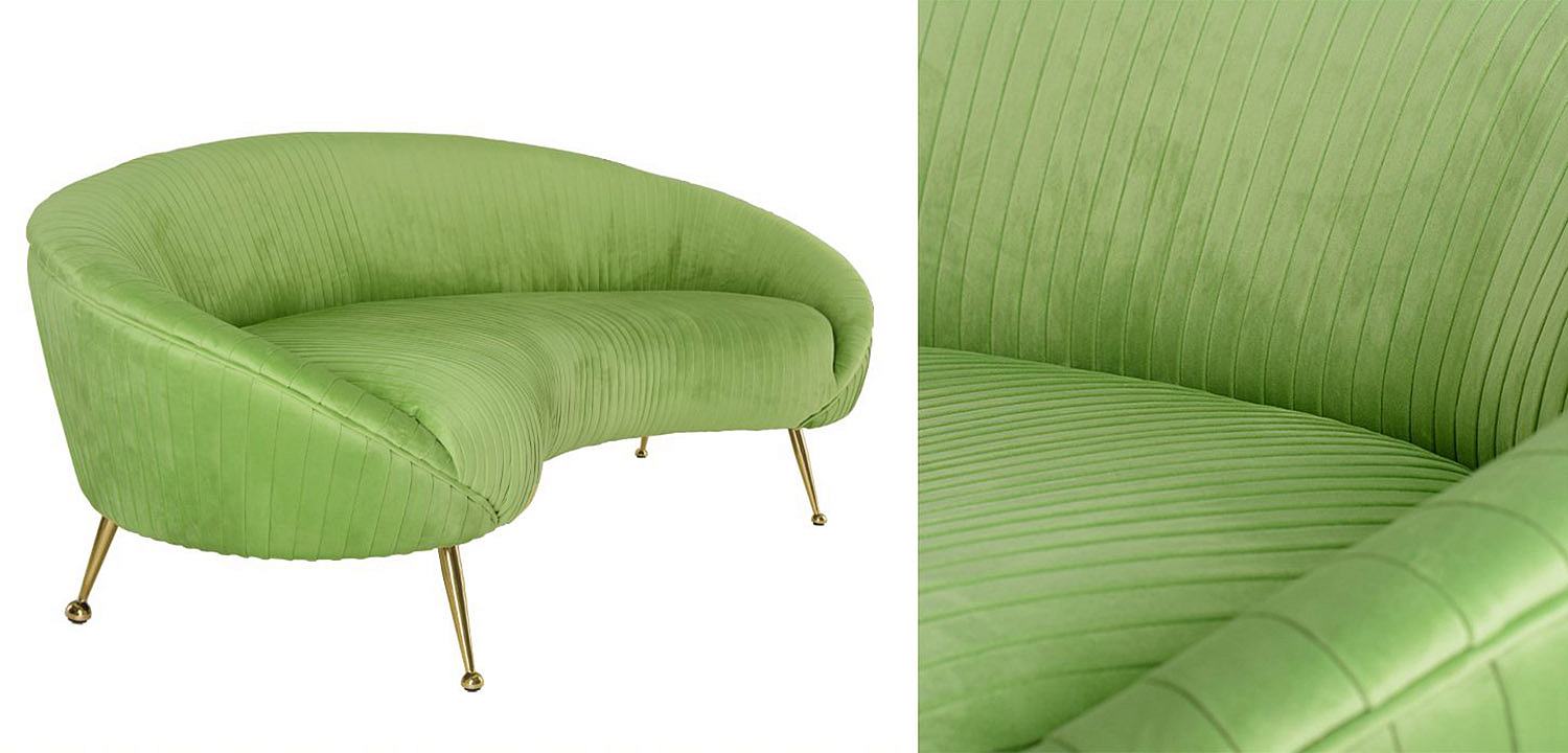 Диван Pebernat Lounge Sofa green Диван Pebernat Lounge Sofa green - Loft-Concept в Орле