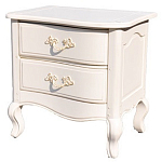 Прикроватная тумба в стиле прованс  с 2-мя ящиками Favre Montmartre Provence Bedside Table варинант исполнения - 1 | Loft Concept в Орле